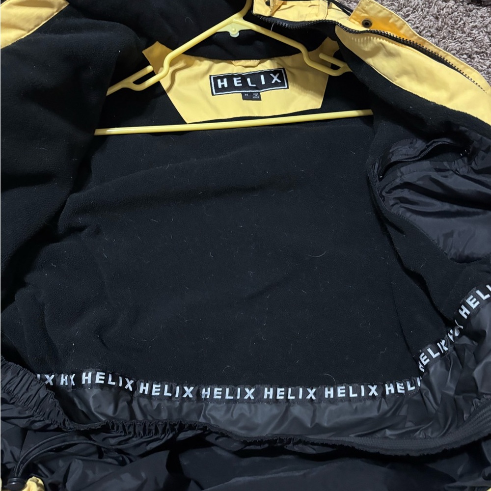 Yellow and Gray Men's Jacket - Picture 3 of 3